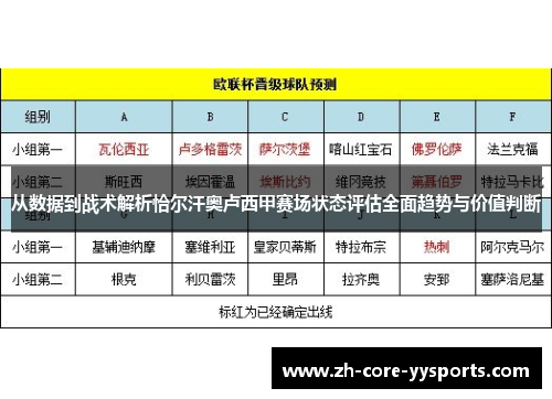 从数据到战术解析恰尔汗奥卢西甲赛场状态评估全面趋势与价值判断